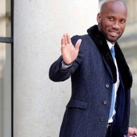 Didier Drogba — Ivorian former football striker known for his career with Chelsea and Ivory Coast.